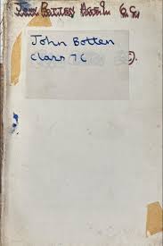 My old hymn book minus the cover. I was in Chris Coffins class 2 years  running. 6 C and 7 C. I could even remember the hymn numbers of these 2  hymns