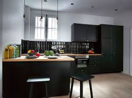 Ikea stenstorp kitchen island : Cuisine Noire Et Bois Idees Et Photos Des Plus Beaux Modeles