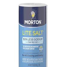 Perfect solution for a person who cannot eat salt. Morton Salt Lite Salt Less Sodium 11 Oz Pack Of 3 Pricepulse