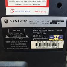 Is a leading and progressive distributor for industrial electrical and instrumentation products in malaysia representing some of the world's most renowned brands. Change Mainboard Singer Tv Spare Part And Service Facebook