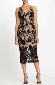 Women S Cocktail Party Dresses In 2020 Lace Midi Dress Dress The Population Nordstrom Dresses