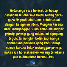 Satu di antara bisa diterapkan untuk mengakibatkan perasaan gemari, perasaan hormat dan cinta kasih di dalam diri manusia untuk pengamalnya, surah. Jika Isteri Dahulu Saya Sayang Suami Saya Kini Selamanya Facebook