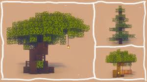Minecraft Custom Tree Guide Tutorial) #6 Dark Oak Tree - Youtube