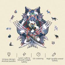 The spruce / janet wickell this easy jigsaw puzzle quilt pattern walks you through the puz. Buy Unigood Wooden Puzzles For Adults Smooth Edges More Patterns And Sizes For Your Choose Exquisite Decorative Art Gifts For Family And Friends Irregular Wooden Jigsaw Puzzles For Adults Online In Japan