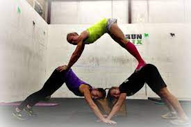 Check spelling or type a new query. Easy 3 Person Triangle Yoga Easy Yoga Poses Partner Yoga Poses Three Person Yoga Poses