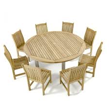 Round Wooden Dining Set For 8 Teak Patio Furniture Teak Outdoor Furniture Teak Dining Table