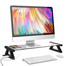 Check spelling or type a new query. Computer Monitor Stand With 3 Usb Ports Tempered Glass Weight Up To 60kg Workspace Organizer Holder Bracket 2color Buy At A Low Prices On Joom E Commerce Platform