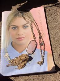 Kendra Scott Rose Quartz Rayne Necklace NWT