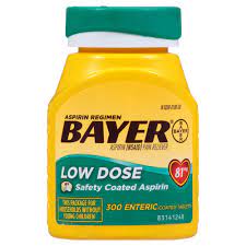 Bayer Aspirin Regimen 81mg Low Strength Coated Tablets Aspirin Nsaid 300ct Aspirin Headache Treatment Diabetes Care