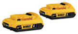 DCB203-2 20V MAX 2.0 Ah Li-Ion Battery, 2-pk Dewalt