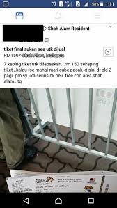 Normal qualifier habuk pon x nampak. Perlawanan Akhir Bola Sepak Sukan Sea Ulat Tiket Dikecam Netizen Jual Tiket Rm150 Sekeping Fokus Cari Infonet