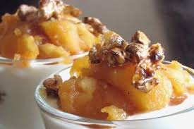 Recette De Verrines Aux Pommes Epicees Et Noix Caramelisees Recette Noix Caramelisees Recette Verrine Alimentation