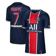 L'équipe de france jouera avec le maillot domicile. Maillot Mbappe Paris Saint Germain Psg Exterieur 2020 2021