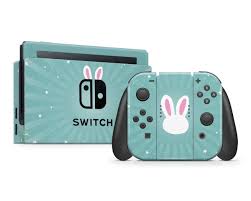 Cute Bunny Nintendo Switch Skin Nintendo Switch Accessories Nintendo Switch Nintendo