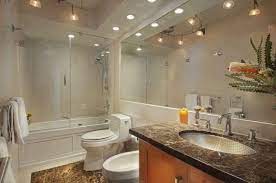 Perfect Lighting With Additional Bathroom Track Lighting Lighting Decorating Ideas Black Bathroom Light Fixtures Stylish Bathroom Black Bathroom