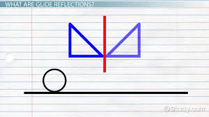 In reflection symmetry, the line of symmetry divides a shape into two identical parts. Glide Reflection In Geometry Definition Example Video Lesson Transcript Study Com