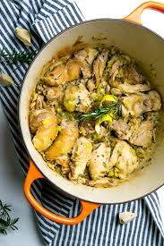 Place the olive oil, vinegar, garlic, mustard, salt, and pepper in. Rosemary Lemon Chicken Thighs Love Chef Laura