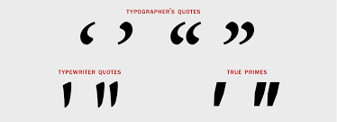 We do know, though, that they shouldn't be used in this context. The Definitive Guide To Quotes Apostrophes And Primes Creativepro Network