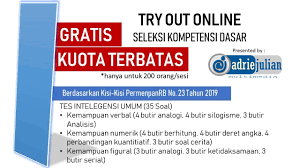 Kisi kisi soal cpns 2021 menurut permenpan. Kisi Kisi Skd Cpns 2019 Berdasarkan Permenpan Rb Nomor 23 Tahun 2019 Youtube