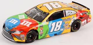 Authentic Kyle Busch Autographed Signed Nascar 18 2018 M Ms Camry Pa Coa 1 24 Premium Action Diecast Car Diecast Cars