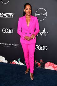 Black And Pink Suit Women Variety S Power Of Women Los Angeles Red Carpet Fashion Awards Suits For Women Women Fashion