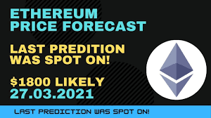 Ethereum (eth), bitcoin (btc) and litecoin (ltc) forecast 9 april 2021 april 8, 2021 btc / usd quotes are trading at 57733 and continue to move as part of the correction and the formation of the triangle pattern. Realistic Ethereum Eth Price Forecast March April 2021 Youtube