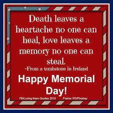 This is at union township's veteran's memorial park where they will begin reading the names of the fallen at black people recently freed from enslavement may have organized the first #memorialday , say historians. Memorial Quotes For Husband Quotesgram