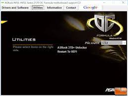 In listing order, here's a list of those utilities: Asrock Z170 Oc Formula Motherboard Review Page 6 Of 20 Legit Reviews