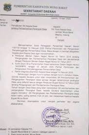 Kades Se Mubar Diperintahkan Cabut Sk Pemberhentian Dan Pengangkatan Perangkat Desa Mediakendari