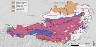 Detailed map of austria and neighboring countries. Map Of The Predominant Geological Structures In Austria The Main Download Scientific Diagram