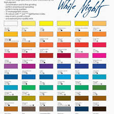 M Graham Watercolor Chart Elegant Color Chart Download M