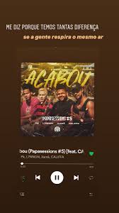 Independente da sua crença, as mensagens dia das mães 2020 evangélicas são para tocar o coração. Acabou Papassessions 5 Em 2020 Musica Para Escutar Frases De Musicas Playlists