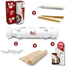 Appareil A Sushis Et Makis Merci Myself Sushi Bazooka Kit Sushi Makercadeaux Ebook 100 Pages 23 Recettes 2 Pair Kit Sushi Bento Japonais Ustensile Cuisine