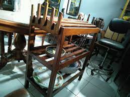 Rak piring ini cocok dengan ruangan yang minimalis. Rak Piring Kayu Jati Jadul Lawas Perlengkapan Rumah 537027602