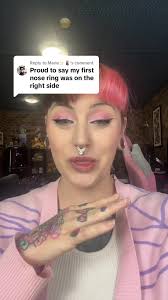 Replying to @Marie✨🤰🏼 #bodypiercing #bodypiercer #nosepiercing  #leftnosepiercing