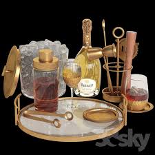 3d Models Food And Drinks Potterybarn Gold Bar Accessories Gold Bar Accessories Bar Accessories Bar Coasters