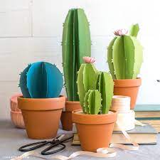 In fact, this tissue paper cactus is so easy to make, it would be a great project for. Video Tutorial New Frosted Paper Mini Cacti Kit Lia Griffith