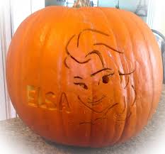 Citrouille D Elsa La Reine Des Neiges Pumpkin Carving Pumpkin Halloween