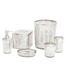 Opt for glass to see what's inside, or stow everything away in ceramic ones instead. Soap Dishes Dispensers Paradigm Trends Lavender Blue Cracked Glass Style Silver Bathroom Soap Dispenser Home Garden Citricauca Com