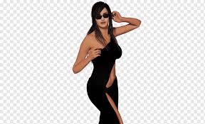 Computer Animation Desktop 3D computer graphics, katrina kaif, 3D Computer  Graphics, black Hair, cartoon png | PNGWing