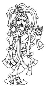 Download Baby Krishna Coloring Pages