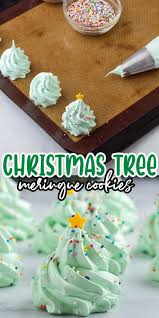 Christmas Tree Meringue Cookies Christmas Tree Desserts Christmas Candy Recipes Christmas Brunch Recipes