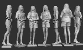 Hi guys, A Completed 3d full body portrait with a pose. Do you have an  image of anything you want into a 3d model for printing or you want to fix  your