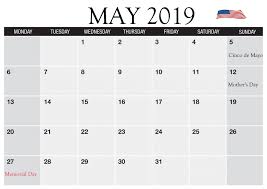 Usa May 2019 Federal Holidays Calendar Holiday Calendar Us Holiday Calendar Federal Holiday Calendar