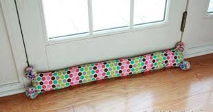 Dodging A Winter Draft With A Draft Stopper Draft Stopper Diy Draft Stopper Door Draught Stopper