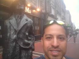 James Joyce statue in Dublin