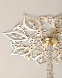 Star Ceiling Medallion Star Ceiling Ceiling Decor Diy Chandelier