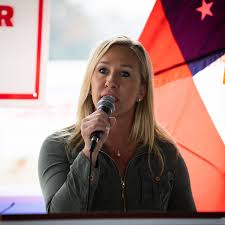 Freshman republican representative marjorie taylor greene filed articles of impeachment on president joe biden on thursday. Qanon Supporter Marjorie Taylor Greene Is Headed To Congress The New York Times