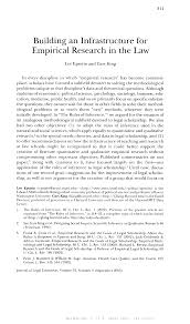 Maybe you would like to learn more about one of these? Building An Infrastructure For Empirical Research In The Law Gary King