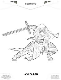 Star Wars The Force Awakens Kylo Ren Coloring Page Star Wars Activity Sheets Star Wars Coloring Sheet Star Wars Activities